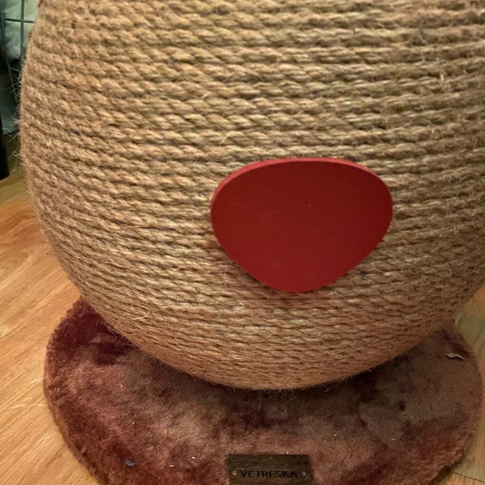 VETRESKA Reindeer Cat Scratching Post 🎄Cat Scratcher with Sisal Rope